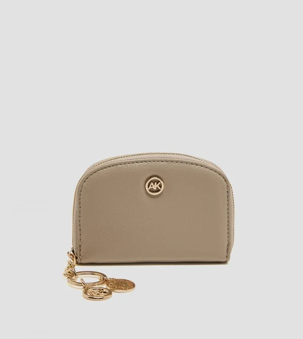 Anne Klein Logo Detail Zip-around Card Holder